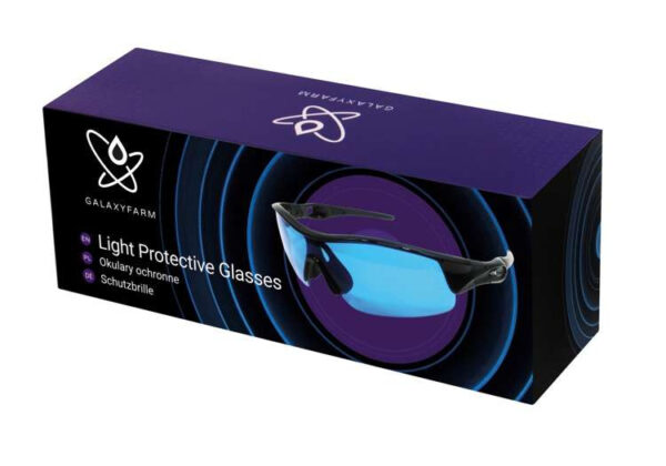 GALAXYFARM protective glasses - okulary ochronne filtrujące światło LED/HPS/CFL