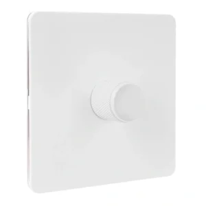 VERTICANA Wall Dimmer 1-Way White Ściemniacz ścienny biały pojedynczy - obrazek 2