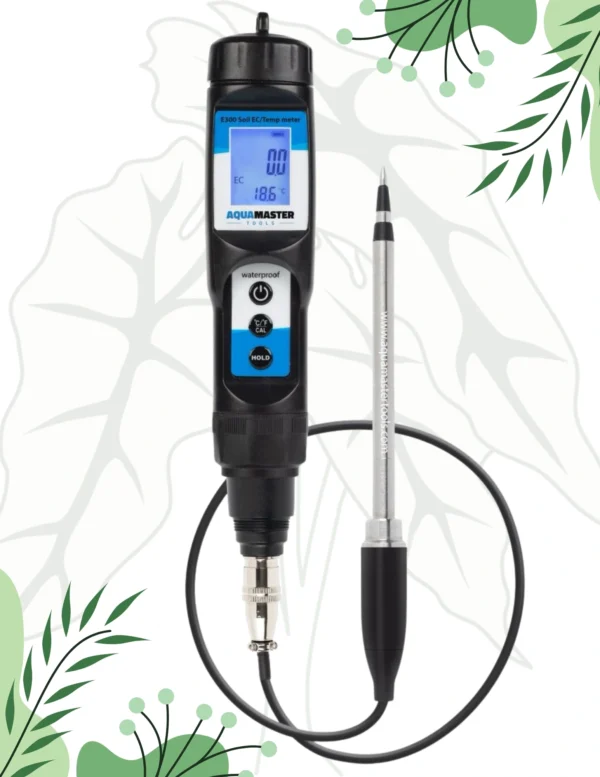 Aqua Master Tools E300 Pro Substrate - miernik EC & temperatury w ziemi