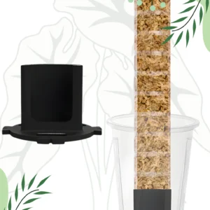 Baza na palik M Otwierany od przodu (Doniczka oddychająca 14 cm)