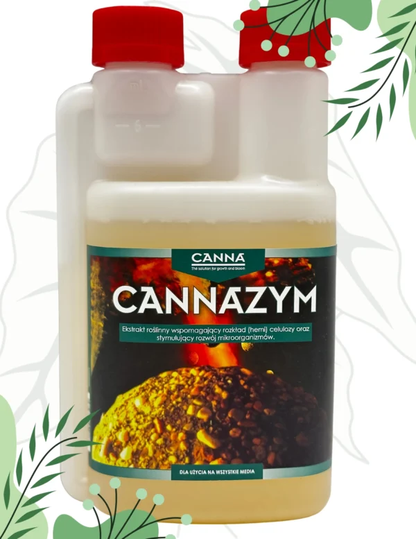 Cannazym 250 ml 12 Rodzajów Enzymów, Witaminy i Ekstrakty