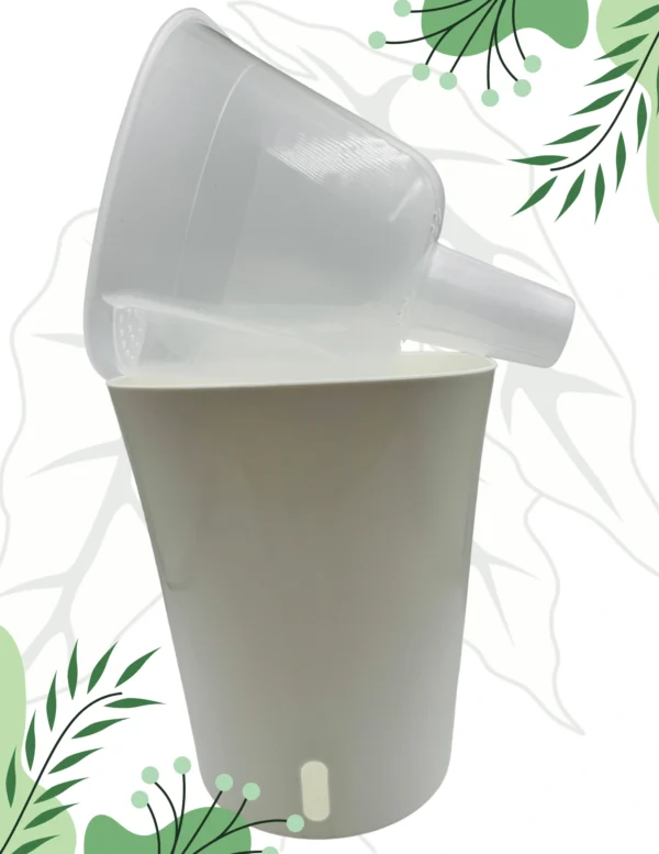 Doniczka samonawadniająca z przezroczystym wkładem 23cm Hydroponika