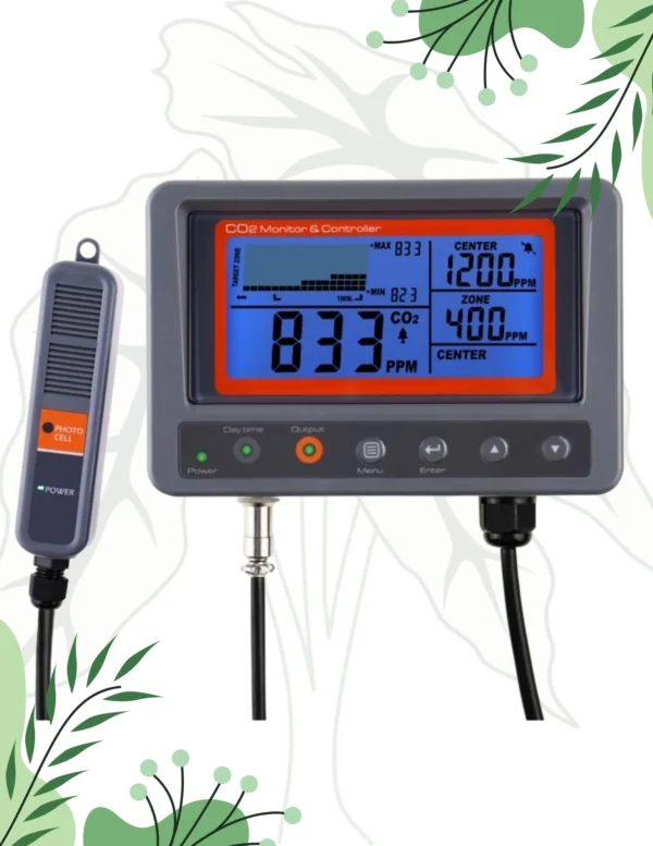 Elektroniczny monitor / miernik i kontroler CO₂
