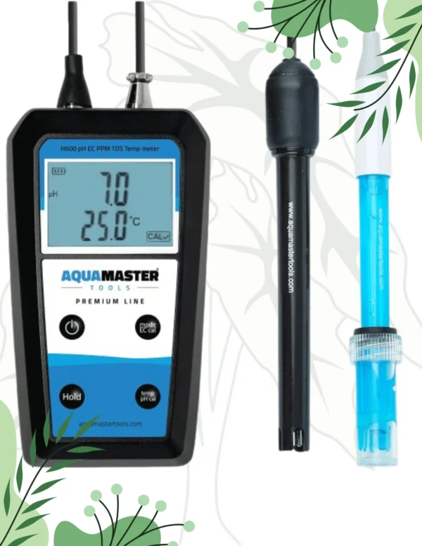 Aqua Master Tools H600 Pro - miernik pH, EC (PPM,TDS) i temperatury cieczy - obrazek 3