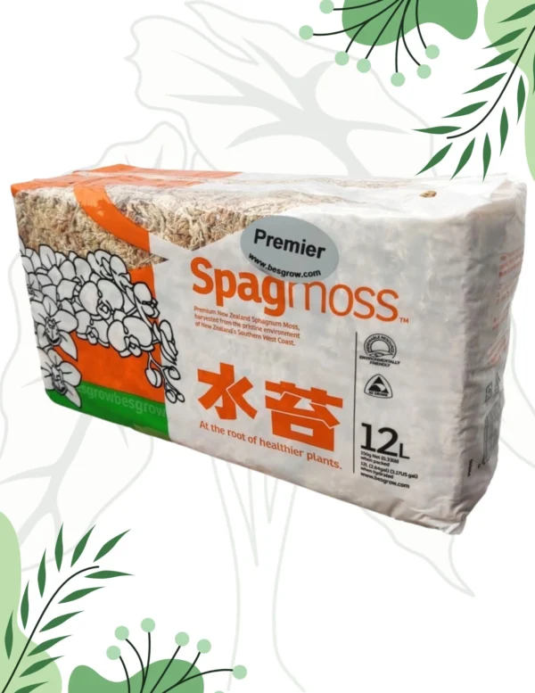 Mech Premier Sphagnum Naturalny Besgrow Sphagmoss 150g/12l Nowozelandzki
