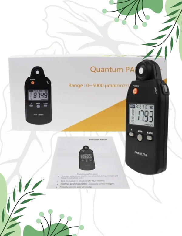 Miernik PAR-355 Full-Spectrum Quantum PAR meter - pomiar współczynnika światła fotosyntetycznego - obrazek 3