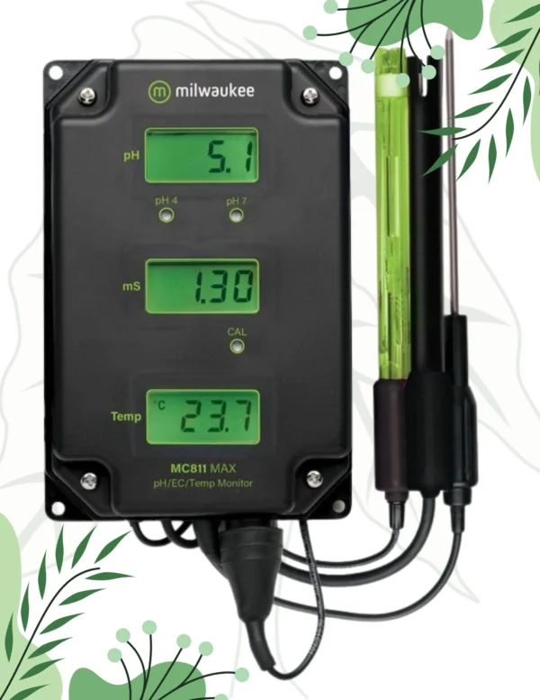 Milwaukee MC811 Combo Monitor pH/EC/temp - stały pomiar wartości w zbiorniku