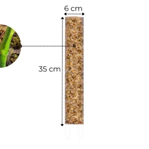 Palik na mech M 35cm Transparentny Podpora Dla Roślin - obrazek 2