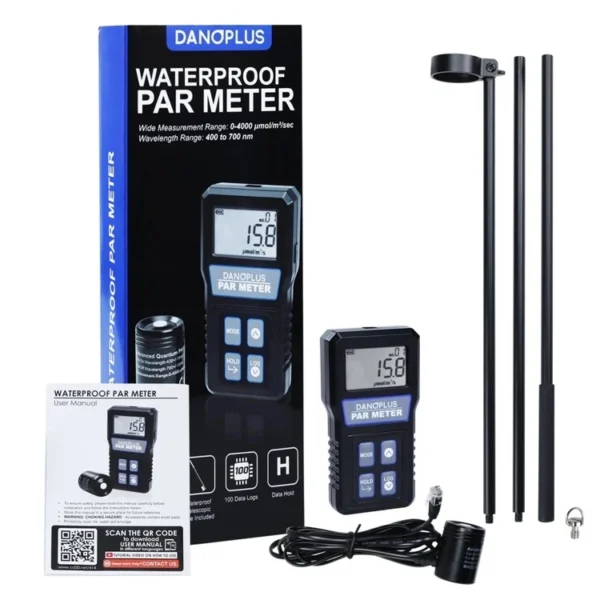Danoplus PAR-414 Full-Spectrum Quantum PAR meter - miernik współczynnika PAR światła fotosyntetycznego - obrazek 4
