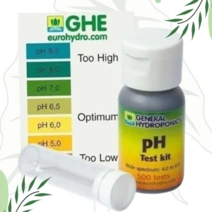Tester PH GHE Terra Aquatica - specjalistyczny test ph roztoworu / kropelkowy miernik ph wody