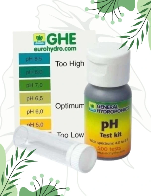 Tester PH GHE Terra Aquatica - specjalistyczny test ph roztoworu / kropelkowy miernik ph wody